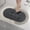 Black#6776, variant on Bath Rug - Super Absorbent Quick Dry Bathroom Floor Mat, Low Pile Modern Shower Rug with Non Slip Rubber Backing, Washable, 16"x24", Gray