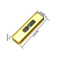 thumbnail image 3 of Langgg USB Wireless Charging Double Sided Flameless Lighter Rechargeable Portable Windproof Metal Lighter, 3 of 9