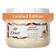 Dove Limited Edition Holiday Treats Spicy Chai Latte Body Scrub, 15 oz
