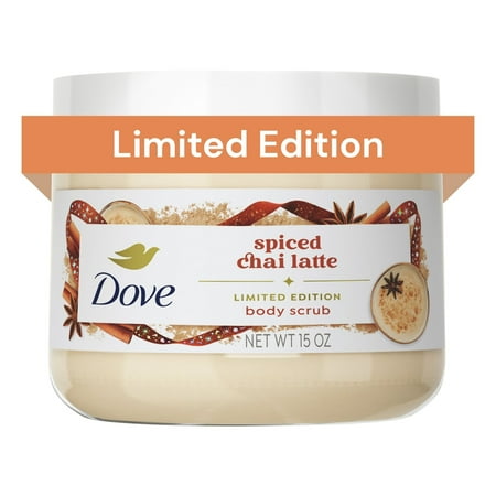 Dove Limited Edition Holiday Treats Spicy Chai Latte Body Scrub, 15 oz