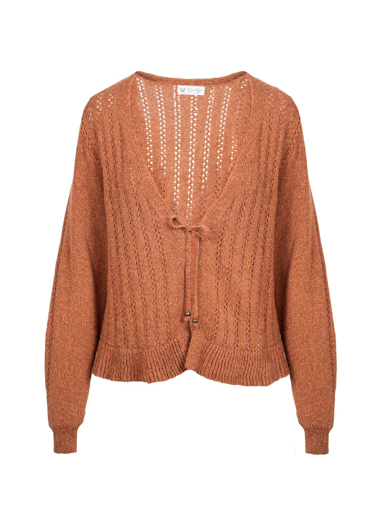 Jessica Simpson Women's Plus Size Tana Tie Cardigan, Sizes 0X-4X