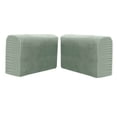 thumbnail image 3 of 2 Pcs Housses de Protection pour Accoudoirs 2x Housses de Repos Housses de Canapé Housse de Canapé Housse de Fauteuil Housses de Repose-Bras Noir Vert, 3 of 9