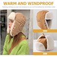 thumbnail image 4 of OULII Mens Warm Hat Winter Hat Yellow Cotton 1Set Windproof Ear Protection, 4 of 8