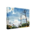 thumbnail image 2 of Paul McCreery 'Urban Lines & Poles III' Canvas Art, 2 of 3