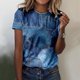 thumbnail image 3 of Gibobby Camisetas Mujer Manga Corta Camiseta manga corta con cuello redondo informal verano para mujer(Azul oscuro,M), 3 of 4