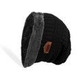 thumbnail image 1 of fastboy Foreign Trade Labeling Knitted Cap Velvet Wool Cap Winter Outdoor Ski Cap, 1 of 8