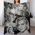 thumbnail image 5 of Sexy #4 Florence Pugh Blanket Super Soft Throw Blanket Silky Flannel Lightweight for Sofa, Bed Blanket All Season Use 30""*40""（76 * 100cm）, Style-1, 5 of 6
