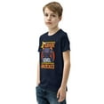 thumbnail image 3 of Kids 3rd Grade Level Unlocked First Day Of School Video Game T-Shirt  (Navy, XL), 3 of 3