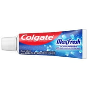 Colgate MaxFresh Cool Mint Toothpaste, Travel Toothpaste, 1.0 oz