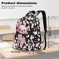 thumbnail image 7 of Yspwyqan Cherry Blossom Axolotl Kids Backpack Set for Girls Ages 8-15, 4 Piece Back to School Backpack, 17" Lightweight Large School Bags Set with Lunch Bag Pencil Case Water Bottle Bag, 7 of 7