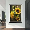 thumbnail image 5 of Sunflower Diamond Painting Kits For Adults, DIY Diamond Art Kits for Adults Beginner, 5D Full Drill Diamond Art With Diamond Picture Arts Craft For Home Wall Art Decor 12 X 16inch, 5 of 7