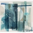 thumbnail image 2 of PI Studio 27x26 White Modern Wood Framed Museum Art Print Titled - Blue Galaxy II, 2 of 4