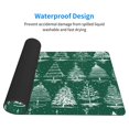 thumbnail image 4 of Bingfone Christmas Trees Large Gaming Mouse Pad,Extended Desk Mousepad With Stitched Edges,Non-Slip Base,Water Resist Keyboard Pad For Gamer, Office & Home, 29.5 X 16 In, 4 of 9