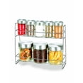 thumbnail image 1 of Set de 5 especieros y 3 frascos Good & Good con rack doble de acero inoxidable, 1 of 5