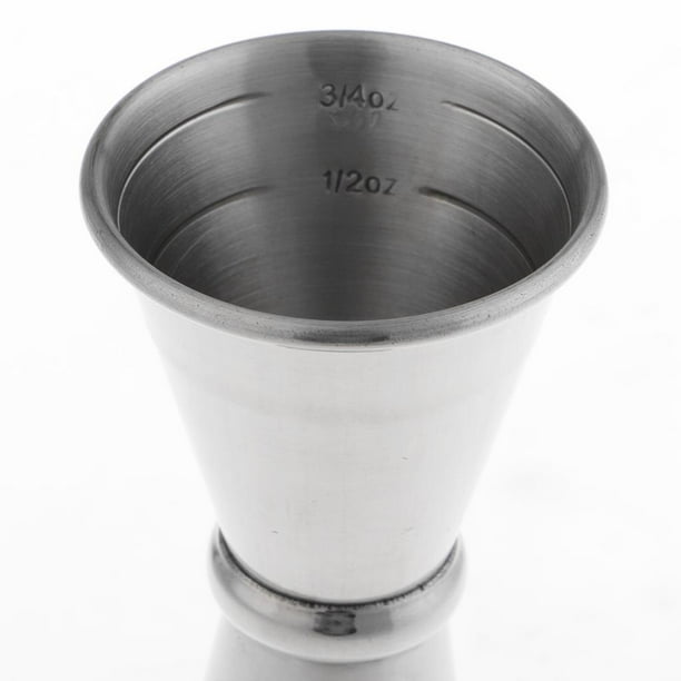 30/60ml Stainless Steel Measuring Cup Ounce Cup Cocktail Jigger A