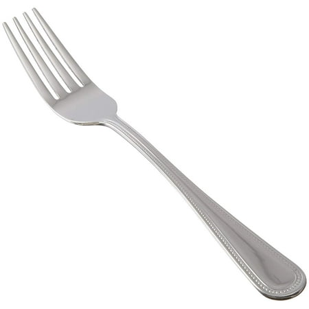 Winco 0005-05 12-Piece Dots Dinner Fork Set, 18-0 Stainless