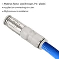 thumbnail image 4 of Unique Bargains 12mm Push Quick Connect Pneumatic Inline Air Tube Fitting Check Valve, 4 of 5