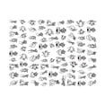 thumbnail image 2 of Seitruly Pegatinas para uñas, calcomanías en relieve 3D, impresión de deslizadores de belleza para manicura, decoración DIY, adhesivo, accesorios de Juegos de manicura WG409 Seitruly CE012223-01B, 2 of 5