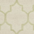 thumbnail image 5 of SAFAVIEH Cambridge Kevin Geometric Wool Area Rug, Ivory/Light Green, 4' x 6', 5 of 6