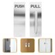 thumbnail image 3 of Push Push Puerta comercial Manija de acero inoxidable Puerta de empuje Placa de empuje para puertas para puertas, 3 of 6