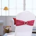 thumbnail image 4 of Chair Cover Elasticity Exquisite Chair Back Bowknot Sequin Bandage Party Decoration, 4 of 6