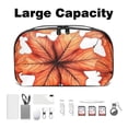 thumbnail image 3 of Maple Leaves Charger Organizer, Hard Drive Cases, Cord Travel Organizer, Cell Phone Cord Organizer - Waterproof Oxford Cloth Digital Bag 5.9x9.44x3.14 in, 3 of 6