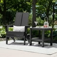 thumbnail image 3 of Krikacy Adirondack End Table Set of 2, Double-Tiered HIPS All-Weather End Table for Porch Deck,Black, 3 of 7