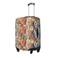 thumbnail image 2 of Easygdp Funny Dogs Family Print Elastic and Washable Suitcase Protective Cover with Hidden Zipper Fits 18-32 inch Luggage -Small, 2 of 9