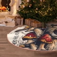 thumbnail image 5 of KLL Christmas Tree Skirt,Party Decorations Farmhouse for Christmas Decorations Holiday Party 30" -Cute Forest Mushrooms, 5 of 6