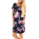 thumbnail image 2 of Vestido skater acampanado floral de Prettyia Manga corta Línea A Corte con bolsillos S jinwen Vestido floral con mujeres de bolsillo, 2 of 8