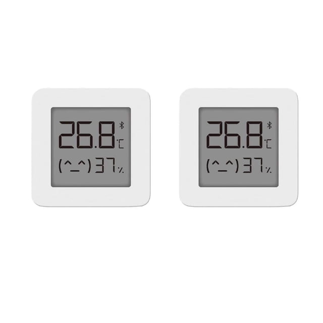 For Xiaomi Mi Hygrometer Digital Bluetooth Thermometer Professional Home Indoor Humidity and Temperature Meter, 2pcs