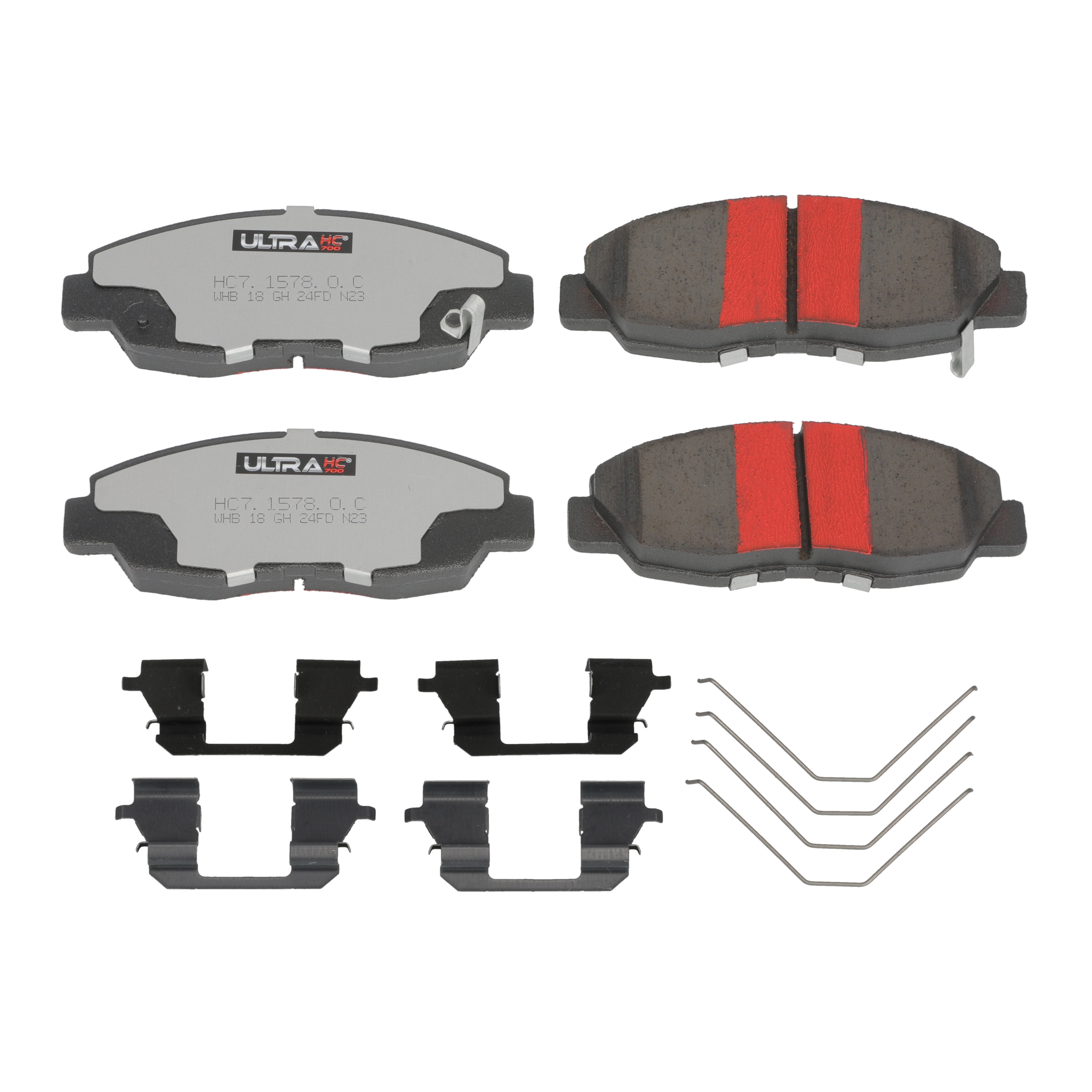 UltraHC 700 Brake Pad Set, Front HC7.1578.0.C, Honda Civic 2015-2012