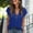 Blue-D, variant on FRSASU Women's Spring Tops Summer Dressy Casual Short Sleeve V Neck Blouses Fashion Vacation Outfit Rose Gold-D