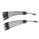 thumbnail image 2 of Adaptador impermeable Ticfox del conector del cable de rama Y del panel solar 2 piezas negro, 2 of 11