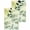 Green, variant on Green Blue Leaves Kitchen Dish Towels for Drying Dishes Set of 2, Summer Botanical Farmhouse Watercolor Leaf Waffle Weave Microfiber Hand Tea Bathroom Towels Quick Dry & Absorbent Towel 15.7x23.6