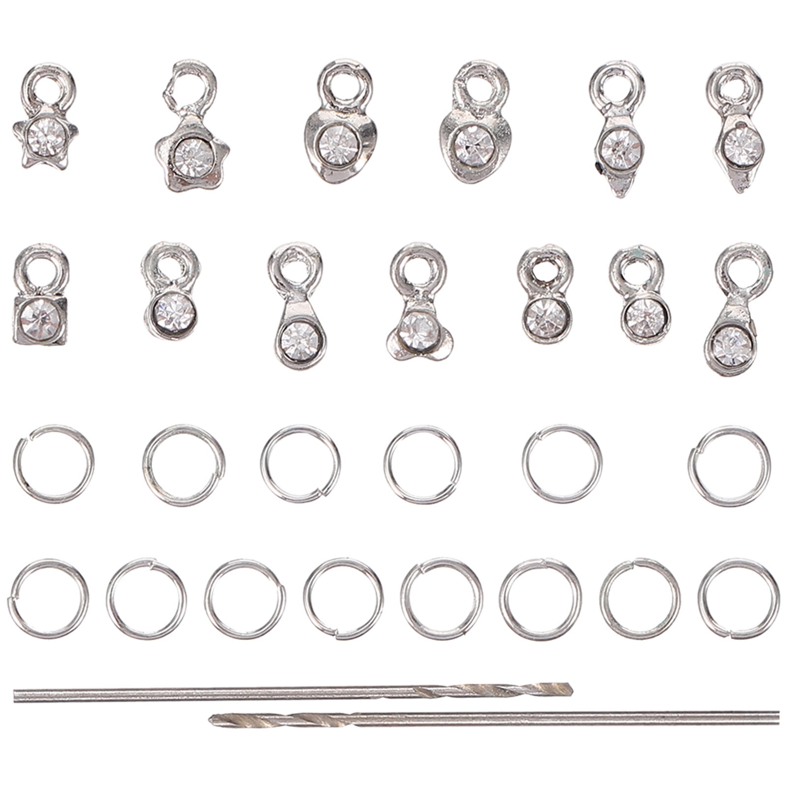  Lurrose Nail Piercing Tool, 24pcs Nail Art Dangle Charms Nail  Jewelry Rings with Nail Piercing Tool for Tips Acrylic Gel Nail : Beauty &  Personal Care