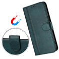 thumbnail image 5 of For Apple iPhone 17e / 16e 6.1inch Phone Case Wallet, Flip Leather TPU Cover with Card Holder Wrist Strap Shockproof Phone Case,Dark Green,For iPhone 17e / 16e, 5 of 7