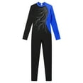 thumbnail image 3 of Sholeno Kids Girls Long Sleeve Gymnastics Leotards Sparkle Ballet Dance Unitards Tumbling Outfits Blue 14, 3 of 5
