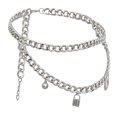 thumbnail image 1 of Mujeres Bikini Playa Arnés Aleación Joyería Collar cinturo Cadena K blanca, 1 of 7
