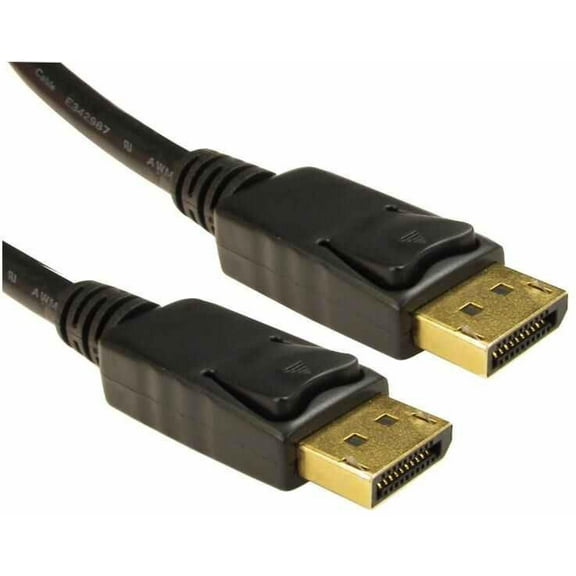 PRO SIGNAL - DisplayPort 1.2 Lead, 2m Black - Lockable