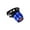 Blue, variant on Riforla LED Bicycle Bike Front Rear Tail Helmet Flash Light Safetys Warnings Lamp Fine Red