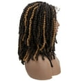 thumbnail image 4 of SEGO 3"X3" Swiss Lace Front Unknotted Spring Twist Braided Wigs for Women 100% Hand-Braided Senegal Wig Handmade Synthetic Lightweight Black Braids Wigs, 4 of 8