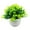 Green, variant on VEAREAR 1 Set Artificial Plant Pot Ornamental Photo Props Plastic Desktop Fake Grass Plants for Outdoor