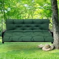thumbnail image 3 of Topchances 120cmx100cm Dark Green Swing Chair Cushion, Anti-Slip 2-3 Seater, 3 of 12