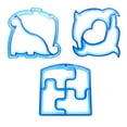 thumbnail image 1 of Yuarrent 3 unids/set de moldes en relieve para niños con forma de Animal para pastel, pan, sándwich, moldes para galletas, tostadas, Herramientas de estampado, 1 of 6