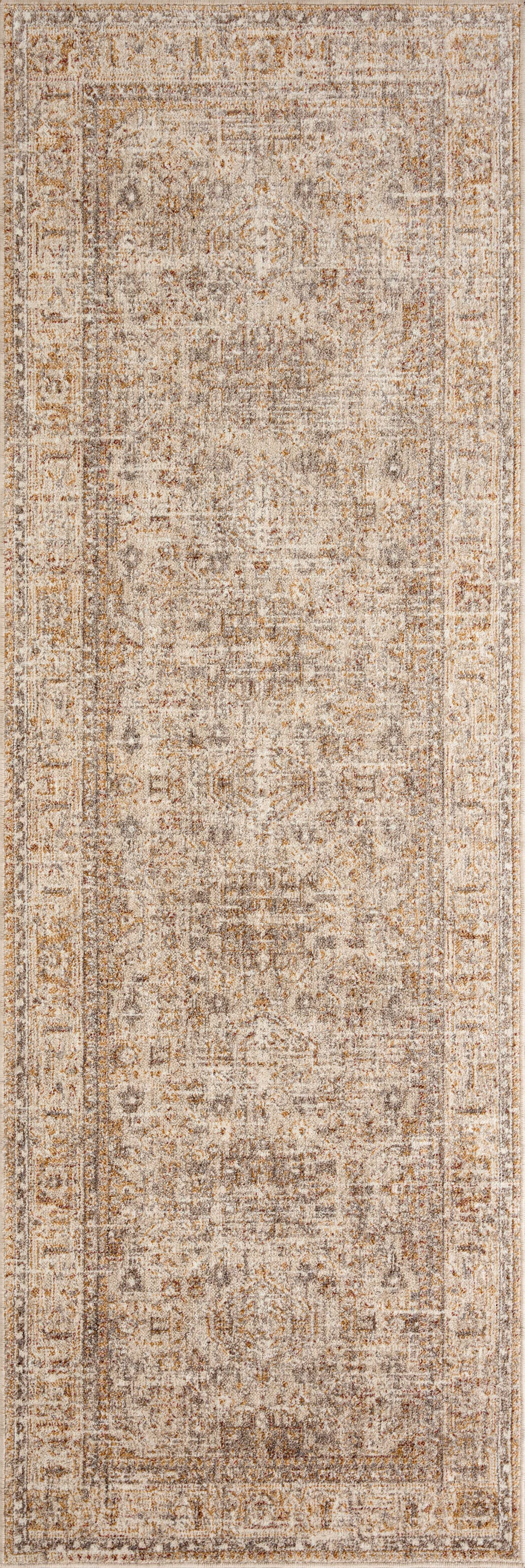 Angela Rose x Loloi Blake Oatmeal / Spice 2'-0" x 3'-0" Accent Rug