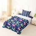 thumbnail image 5 of Erosebridal Colorful Dinosaur Twin Sheet Sets,Cartoon Dino Cute Rainbow Bedding For Boys Girls 3pcs, 5 of 6