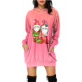 thumbnail image 1 of Cathalem Warm Hoodies for Women Long Sleeve Sweatshirt Drawstring Pullover Tops,Red M, 1 of 4