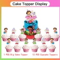 thumbnail image 3 of Dora The Explorer Cake Topper Cupcake Set Party Supplies Decoration Birthday Decor Kit, 3 of 4