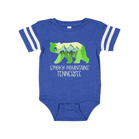 

Inktastic Smoky Mountains Tennessee- Mountains and Bear Shape Gift Baby Boy or Baby Girl Bodysuit